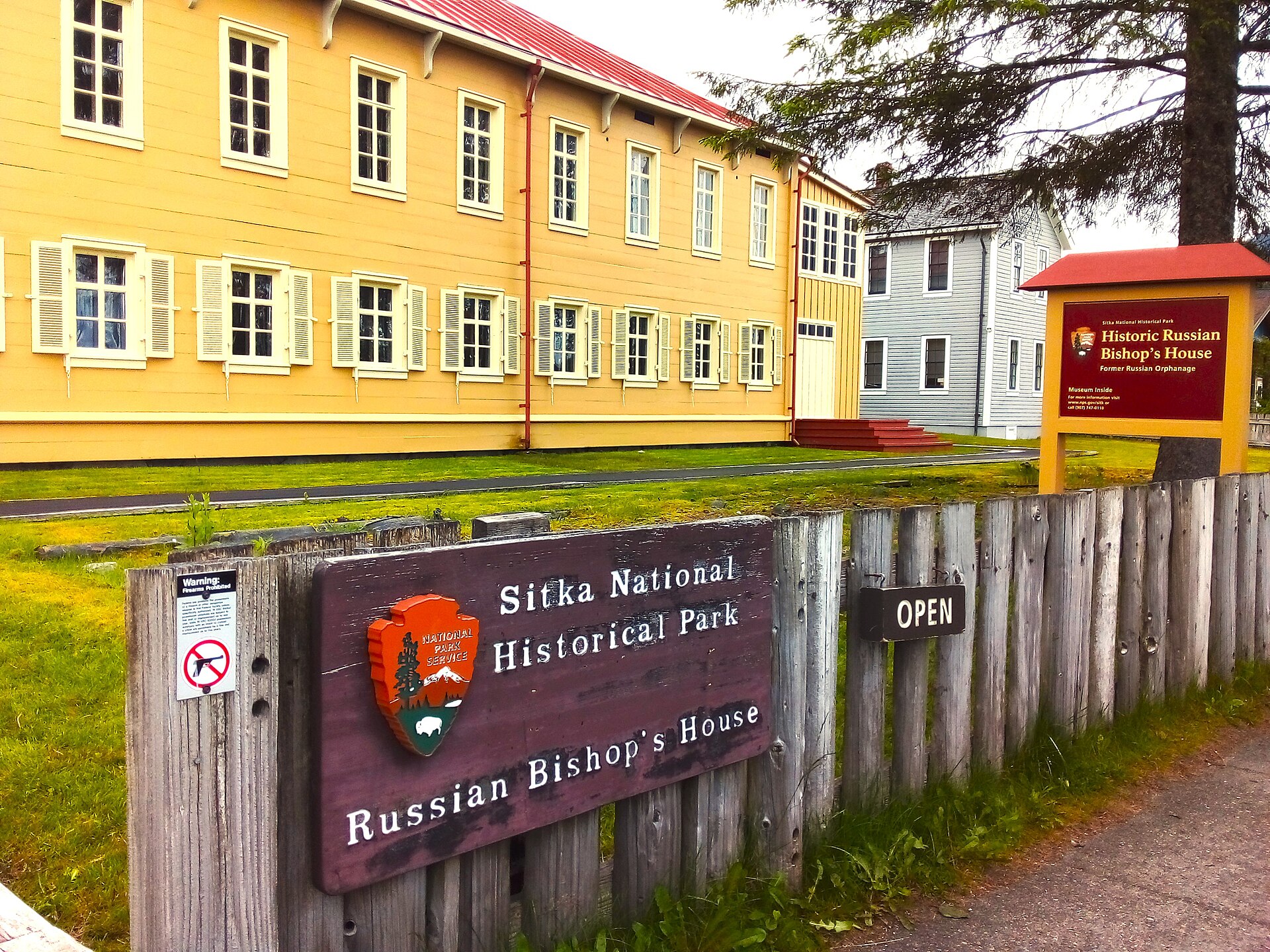 The historic Russian Bishop’s House in Sitka.